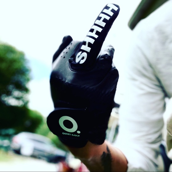 Quiet Golf Black SHHHH™ Golf Glove - Picture 2 of 6
